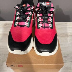 Adidas LEGO x Racer TR Big Kid 'Pulse Magenta' KIDS SIZE 2 1/2 ( GX1993 )